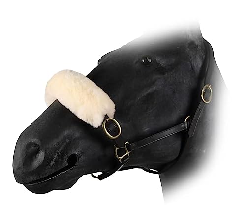 Horses Nasalin, sanfter Schutz für Ihr Pferd, verhindert Späne und Verletzungen, dämpft die Schnauze des Pferdes (Beige) von Horses