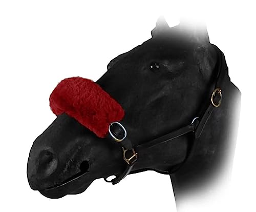 Horses Nasalin, sanfter Schutz für Ihr Pferd, verhindert Späne und Verletzungen, dämpft die Schnauze des Pferdes (Bordeaux) von Horses