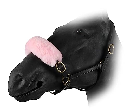 Horses Nasalin, sanfter Schutz für Ihr Pferd, verhindert Späne und Verletzungen, dämpft die Schnauze des Pferdes (Rosa) von Horses
