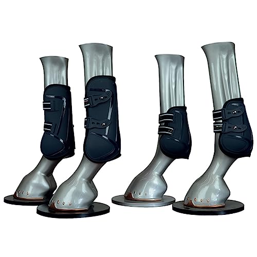 Horses PRO-Quick Soft Blue M Reitschutz-Set für Pferde, weich und strapazierfähig, maximaler Schutz vor Verletzungen und Schnitte von Horses