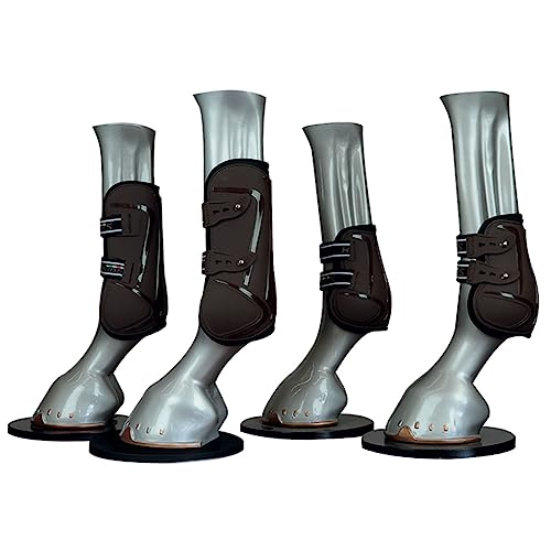 Horses PRO-Quick Soft Braun M Reitschutz-Set für Pferde, weich und strapazierfähig, maximaler Schutz vor Verletzungen und Schnitte von Horses