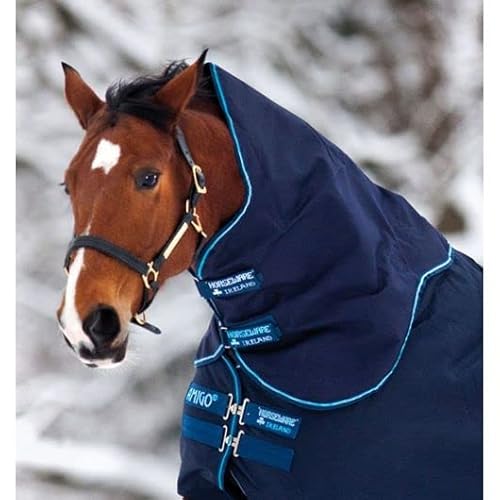 Amigo Turnout 1200 D Halsteil ohne Füllung Gr. XXS-XL versch.Farben (Navy/White, S) von Horseware