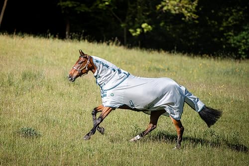 Horseware AmEco Bug Rug, Größe:165 cm / 7'3, Farbe:Silver/Teal von Amigo