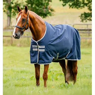 Horseware Amigo 0g Ripstop 900D Turnout  Navy/ Titanium Grey, Gr. 115 cm (5'6") von Horseware