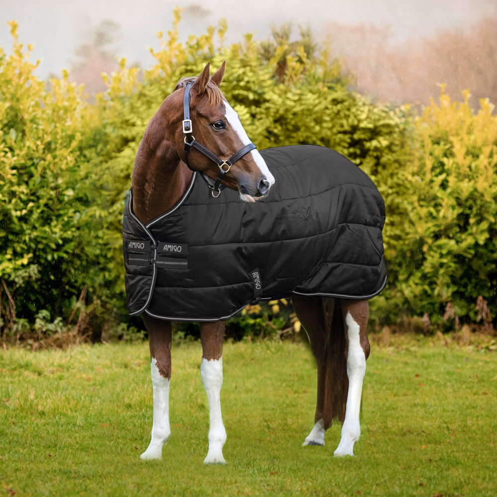 Horseware Amigo 100g Diamond Insulator Original Stalldecke Black/ Black & Silver, Gr. 140 cm Horseware Amigo 100g Diamond Insulator Original Stalldecke Black/ Black & Silver, Gr. 140 cm von Horseware