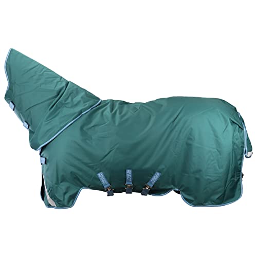 Horseware Amigo Bravo 12 Plus lite 100g mit Halsteil Disc Storm Green Gr. wählbar (145) von Horseware