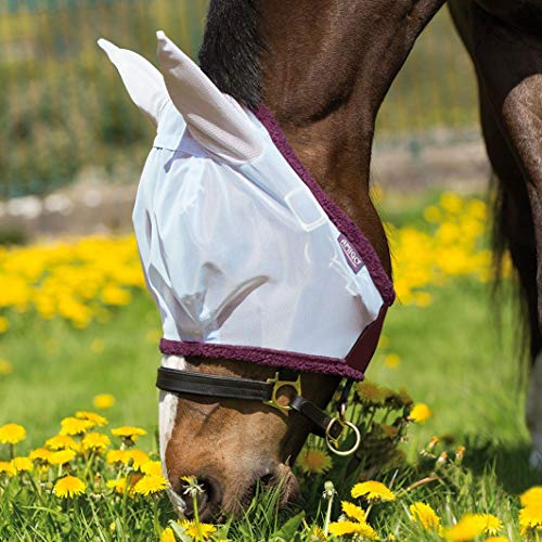 Horseware Amigo Fine Mesh Fly Mask with Ears - Silver/Purple Horseware Amigo Fine Mesh Fly Mask with Ears - Silver/Purple von Horseware