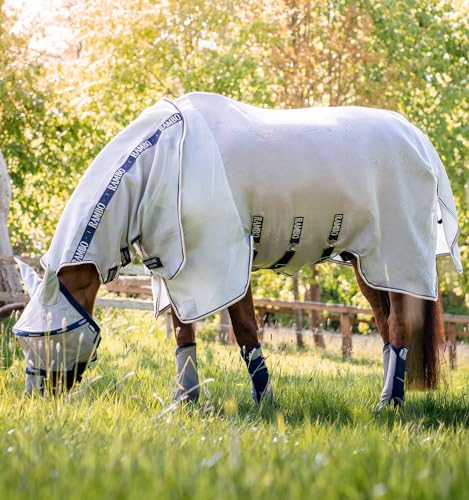 Horseware Fliegendecke Rambo Protector 6'0/130 cm - 6'0/130 cm - Silber-Blau Horseware Fliegendecke Rambo Protector 6'0/130 cm - 6'0/130 cm - Silber-Blau von Horseware
