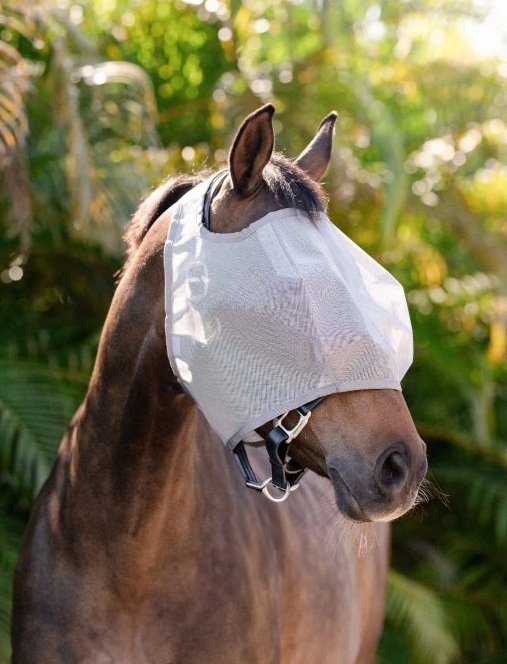 Horseware Fliegenmaske Amigo No Ears Silver/Titanium Grey & Silver, Wb von Horseware