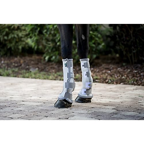 Horseware Fliegenstiefel Pferd Silber/Titan von Horseware