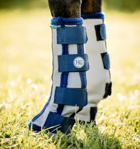 Horseware Flyboot, Größe:Vollblut, Farbe:Silver/Navy Horseware Flyboot, Größe:Vollblut, Farbe:Silver/Navy von Horseware