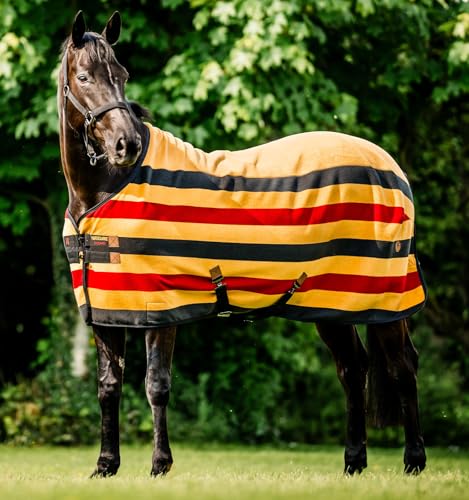 Horseware Ireland Newmarket Fleecedecke für Pferde, Witney Gold, 69 von Horseware