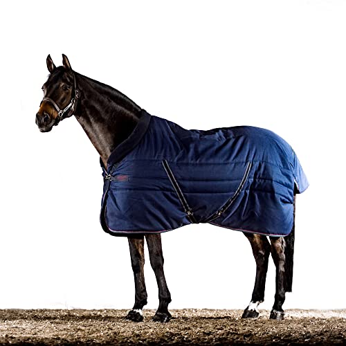 Horseware Rambo Cosy Stable 100g - Navy/Burgundy, Größe:110 von Horseware