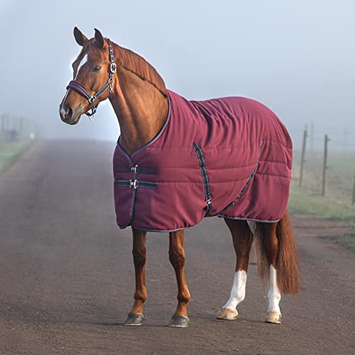 Horseware Rambo Stable Rug 100g - Burgundy/Burgundy, Größe:165 von Horseware