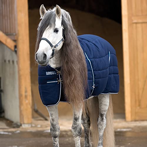 Horseware Rambo Stable Rug 200g, Größe:100 cm / 5'0, Farbe:Navy von Horseware