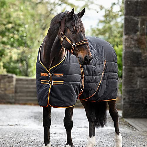 Horseware Rambo Stable Rug 200g, Größe:155 cm / 6'9, Farbe:Navy Horseware Rambo Stable Rug 200g, Größe:155 cm / 6'9, Farbe:Navy von Horseware