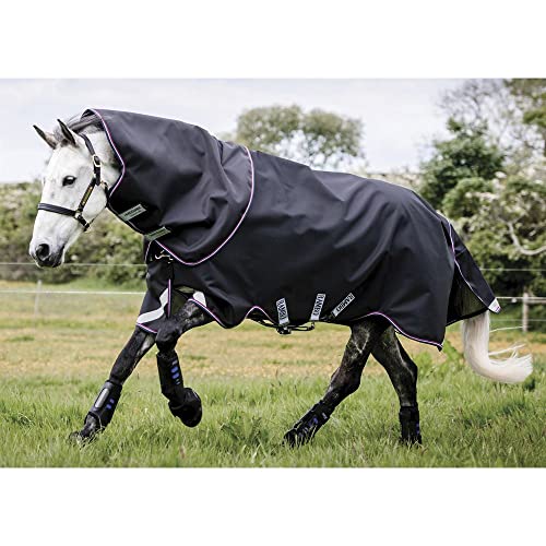 Horseware Rambo Supreme Turnout Medium Vari Layer 250g - Navy/Burgundy von Horseware