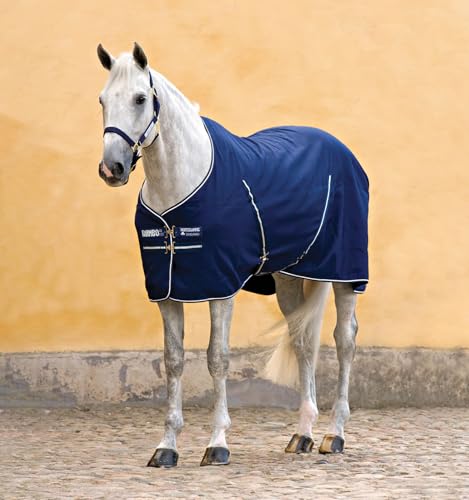 Horseware Stalldecke Rambo Stable Sheet Größe 155, Farbe Navy with Navy&White Horseware Stalldecke Rambo Stable Sheet Größe 155, Farbe Navy with Navy&White von Horseware