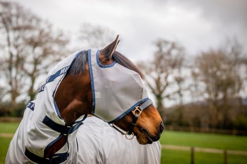 Mio Fliegenmaske, 5 Stück, Pferd Lunar Rock/Navy von Horseware