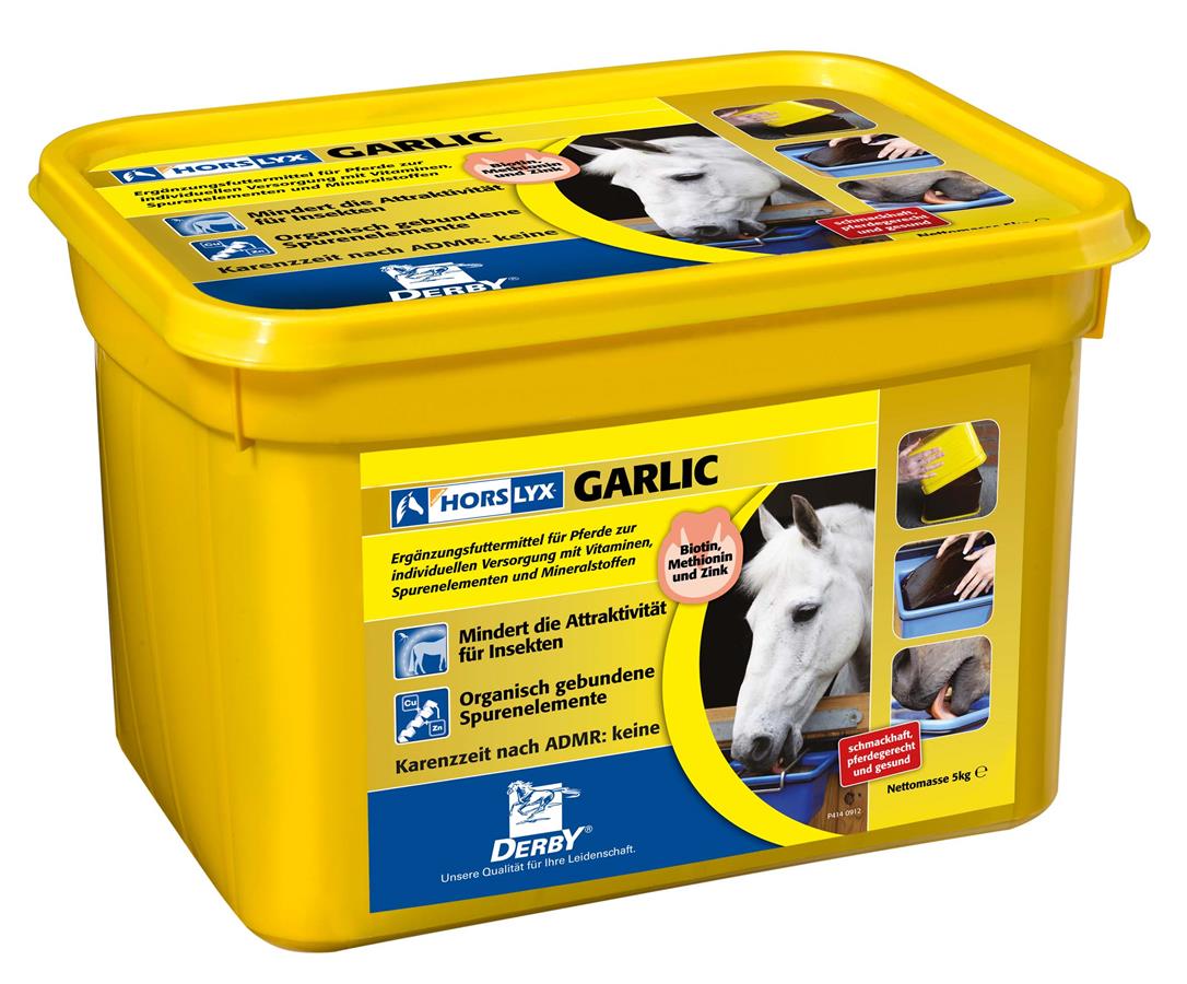 Derby Horslyx Garlic Leckstein 5kg Mit organischen Mineralien Derby Horslyx Garlic Leckstein 5kg Mit organischen Mineralien von Horslyx