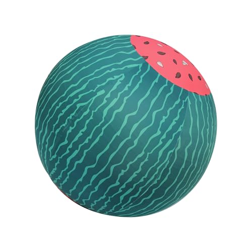 Horzmetnex Haustier-Ballabdeckung, 76,2 cm, elastisch, waschbar, unsichtbarer Reißverschluss (Wassermelonenmuster, 76,2 cm) von Horzmetnex