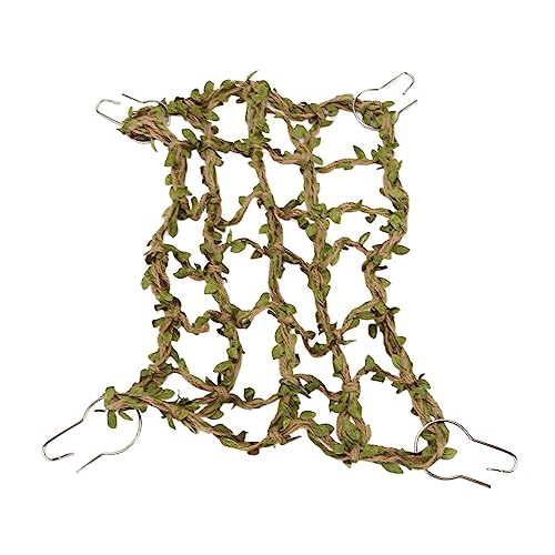 Papageien-Kletternetz, 31 X 25 cm, Vogel-Kletternetz, Hanfseil für Haustiere, für Vögel und Papageien von Hosie