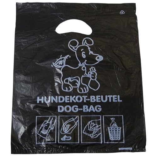 500 stabile Hundekotbeutel | reißfest, blickdicht & hygienisch | praktische Hundetüten für unterwegs & öffentliche Spenderboxen | einfach abreißbar, extra stark & ideal für Privatpersonen & Gemeinden von Hossi's Wholesale