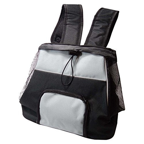 Hunderucksack Fronttasche 32 x 37 x 24 cm schwarz/grau Frontrucksack Rucksack von Hossi's Wholesale