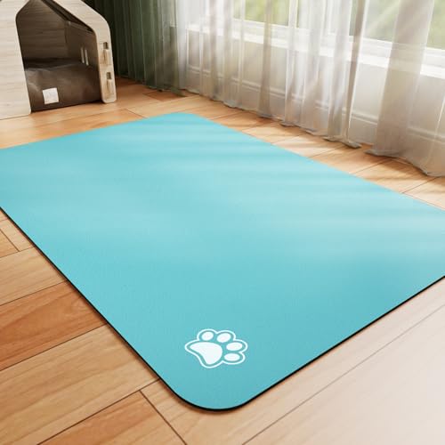 HotLive Pet Feeding Mat, Absorbent Dog Food Mat, No Stains Cat Bowl Mat for Food and Water, Easy to Clean Pet Placemats, Quick Dry Dog Water Dispenser Mat for Messy Drinkers, Pet Accessories Supplies von HotLive