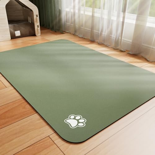 HotLive Pet Feeding Mat, Absorbent Dog Food Mat, No Stains Cat Bowl Mat for Food and Water, Easy to Clean Pet Placemats, Quick Dry Dog Water Dispenser Mat for Messy Drinkers, Pet Accessories Supplies von HotLive