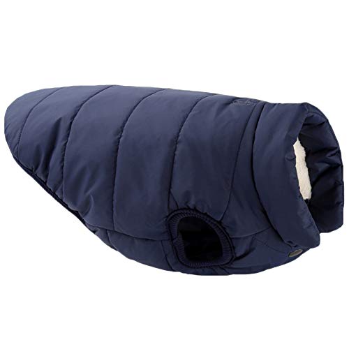 HotYou Hundemantel mit Fleece gefütterte Hundejacke, extraweiche, Winddichte, Cozy Warm Hundeweste für Winter,Marine,XL: Chest (66CM) von HotYou