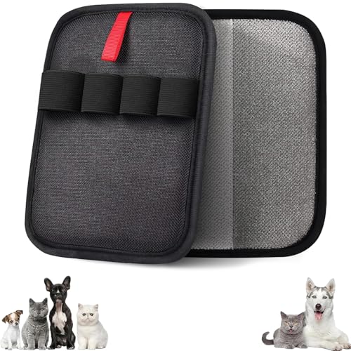 Set mit 2 verbesserten Tierhaarhandschuhen – Handschuh für Tierhaare, wiederverwendbar, elektrostatisch, Handschuh für Katzenhaare & Hundehaare, Tierhaare für Möbel, Kleidung, Teppich & Auto Set mit 2 verbesserten Tierhaarhandschuhen – Handschuh für Tierhaare, wiederverwendbar, elektrostatisch, Handschuh für Katzenhaare & Hundehaare, Tierhaare für Möbel, Kleidung, Teppich & Auto von Hotcho