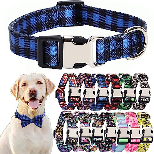 Hundehalsband, Nylon, langlebig, verstellbar, niedlich, weich, für große Mädchen, Jungen, Haustiere, Katzen, Kätzchen, Größe M, Blau Hundehalsband, Nylon, langlebig, verstellbar, niedlich, weich, für große Mädchen, Jungen, Haustiere, Katzen, Kätzchen, Größe M, Blau von Hotlion