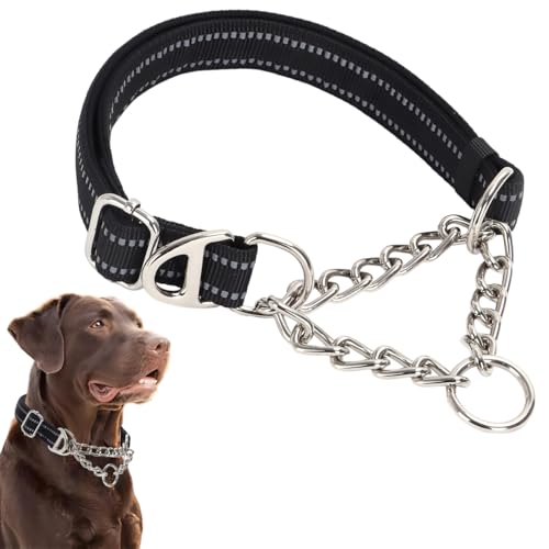 Martingale-Halsband für Hunde, reflektierendes Nylon, verstellbar, strapazierfähig, Martingal-Halsband für das Training von mittelgroßen und großen Rassen Martingale-Halsband für Hunde, reflektierendes Nylon, verstellbar, strapazierfähig, Martingal-Halsband für das Training von mittelgroßen und großen Rassen von Hotlion