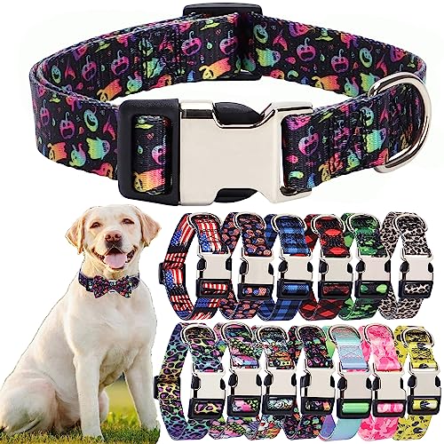 Nylon-Halloween-Hundehalsband, langlebig, verstellbar, niedlich, weich, ausgefallenes Welpenhalsband, für große Mädchen, Jungen, Haustiere, Katzen, Kätzchen, Kürbis, Größe M Nylon-Halloween-Hundehalsband, langlebig, verstellbar, niedlich, weich, ausgefallenes Welpenhalsband, für große Mädchen, Jungen, Haustiere, Katzen, Kätzchen, Kürbis, Größe M von Hotlion