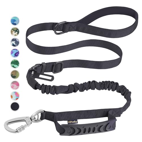 Hotsky Taktische Hundeleine, strapazierfähig für kleine Hunde, 1,2 - 1,8 m, starkes Bungee, stoßdämpfende Hundeleine, gepolstert, Doppelgriff, Militär-Hundeleine mit Auto-Sicherheitsgurt für Training, Hotsky Taktische Hundeleine, strapazierfähig für kleine Hunde, 1,2 - 1,8 m, starkes Bungee, stoßdämpfende Hundeleine, gepolstert, Doppelgriff, Militär-Hundeleine mit Auto-Sicherheitsgurt für Training, von Hotsky