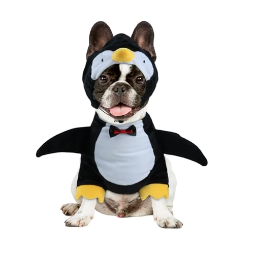 HOTUMN Hunde-Pinguin-Halloween-Kostüm, niedliches und lustiges Haustierkostüm, weiches Hunde-Cosplay-Outfit, Halloween, Weihnachten, Party, Hundekleidung für kleine, mittelgroße Haustiere (Größe M) HOTUMN Hunde-Pinguin-Halloween-Kostüm, niedliches und lustiges Haustierkostüm, weiches Hunde-Cosplay-Outfit, Halloween, Weihnachten, Party, Hundekleidung für kleine, mittelgroße Haustiere (Größe M) von Hotumn