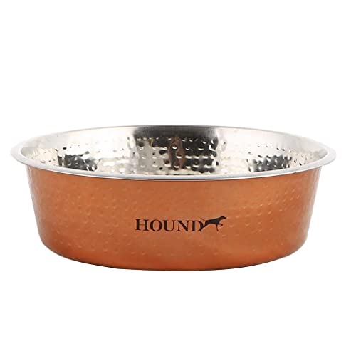 Hound Futternapf, Edelstahl, gehämmert, Antik-Kupfer-Finish, S, 90 g Hound Futternapf, Edelstahl, gehämmert, Antik-Kupfer-Finish, S, 90 g von Hound