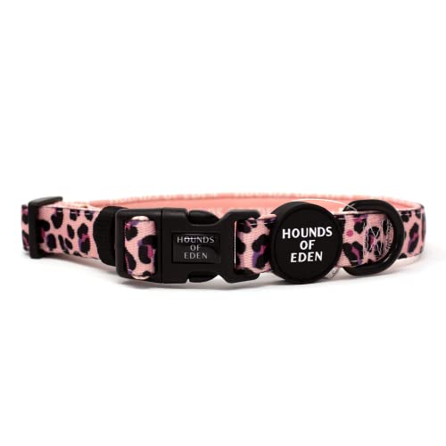 Blushing Leopard Hundehalsband, Größe M, Rosa von Hounds of Eden