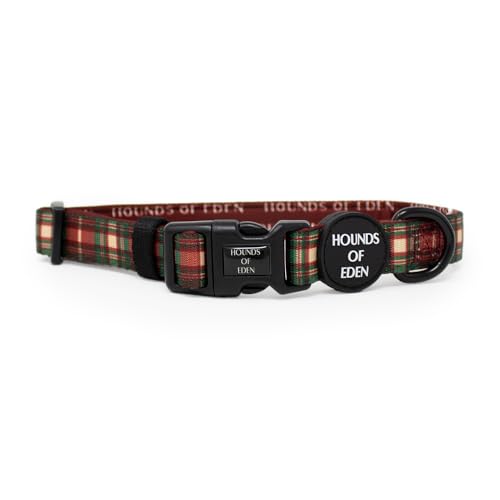 Tartan Me Up Hundehalsband, Schottenkaro-Design, Größe M, Rot / Creme Tartan Me Up Hundehalsband, Schottenkaro-Design, Größe M, Rot / Creme von Hounds of Eden