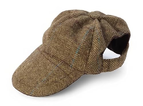 House of Paws Brauner Tweed-Hundehut, Größe S/M von House of Paws