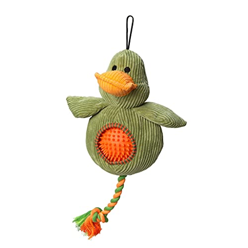 House of Paws HP971DK Duck Hundespielzeug Ente, mit Spiky Ball von House of Paws