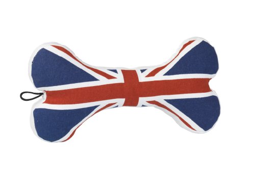 House of Paws Hundespielzeug Knochen, mit Union-Jack-Design, groß von House of Paws