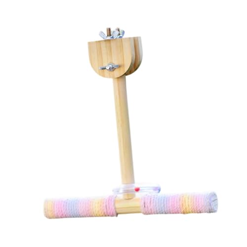 Drehbare Vogelschaukel aus Holz, Spielständer für Papageien, Kakadus, Wellensittiche, Caiques, 20 x 20 x 2 cm Drehbare Vogelschaukel aus Holz, Spielständer für Papageien, Kakadus, Wellensittiche, Caiques, 20 x 20 x 2 cm von HouseVibe