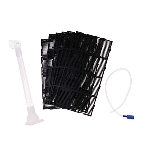 HouseVibe 28P Unterkies-Filtersystem für Aquarium, dekoratives Kunststoffzubehör mit Röhren, 27,9 x 14,9 x 1,1 cm, wie beschrieben RS-24P HouseVibe 28P Unterkies-Filtersystem für Aquarium, dekoratives Kunststoffzubehör mit Röhren, 27,9 x 14,9 x 1,1 cm, wie beschrieben RS-24P von HouseVibe