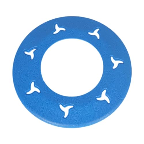 HouseVibe Hundefliegenscheibe mit rutschfester Textur und bissfestem Material, 21,6 cm, aerodynamische Frisbee für Spielen und Training im Freien, Blau HouseVibe Hundefliegenscheibe mit rutschfester Textur und bissfestem Material, 21,6 cm, aerodynamische Frisbee für Spielen und Training im Freien, Blau von HouseVibe