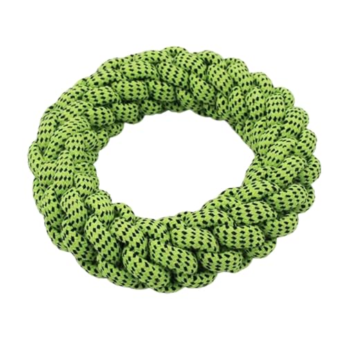 HouseVibe Hundespielzeug aus Seil, Zerrspielzeug für aggressive Kauer, interaktives Spielen, Beißen, Zahnen, Training, Übung für Hunde, 19 cm von HouseVibe