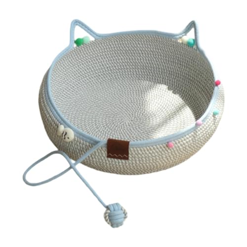 HouseVibe Katzenbettkorb, gemütlich, Kratzmatte, verschleißfest, tragbar, universelles Schlafbett mit Spielball, Größe L HouseVibe Katzenbettkorb, gemütlich, Kratzmatte, verschleißfest, tragbar, universelles Schlafbett mit Spielball, Größe L von HouseVibe