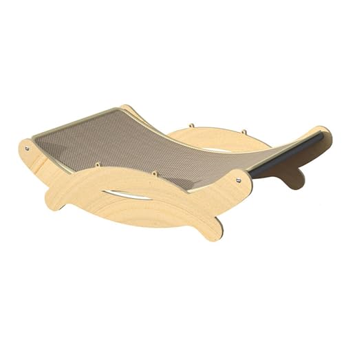 HouseVibe Sisal-Kratzbett, Hängematte, stabiler verschleißfester Holzrahmen, Kätzchen-Kratzpolster, Liege für Indoor-Katzen, schützt Möbel HouseVibe Sisal-Kratzbett, Hängematte, stabiler verschleißfester Holzrahmen, Kätzchen-Kratzpolster, Liege für Indoor-Katzen, schützt Möbel von HouseVibe
