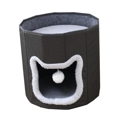 Katzenbetten für Indoor-Katzen, Versteckwürfel, Wohnung, Kratzunterlage mit gemütlichem Katzenhaus für Kätzchen Katzenbetten für Indoor-Katzen, Versteckwürfel, Wohnung, Kratzunterlage mit gemütlichem Katzenhaus für Kätzchen von HouseVibe